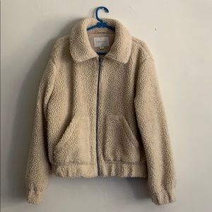light and cozy teddy bear jacket